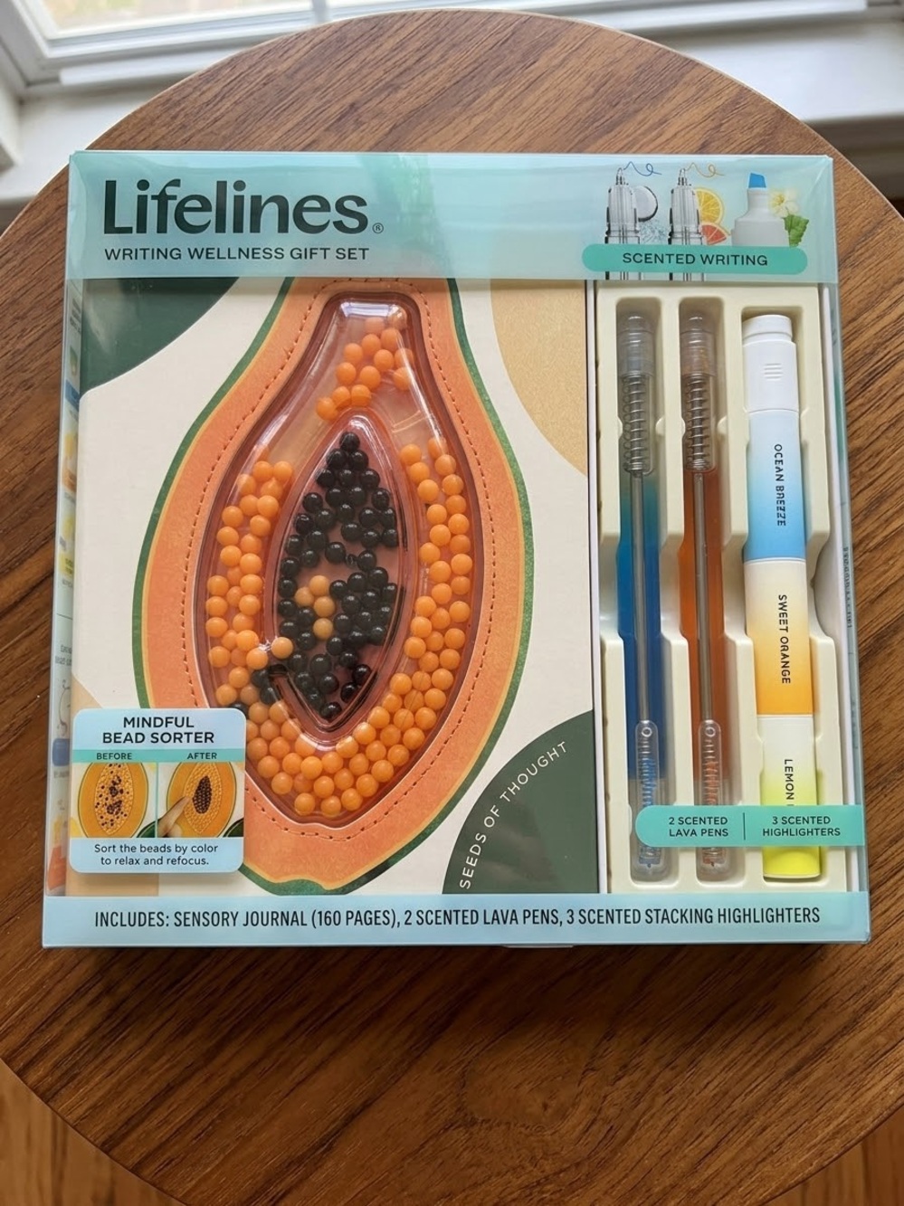 Lifelines Writing Sensory Papaya Journal Set